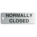 Screen Printed Aluminum Commercial Name Plates - up to 3 Square Inches